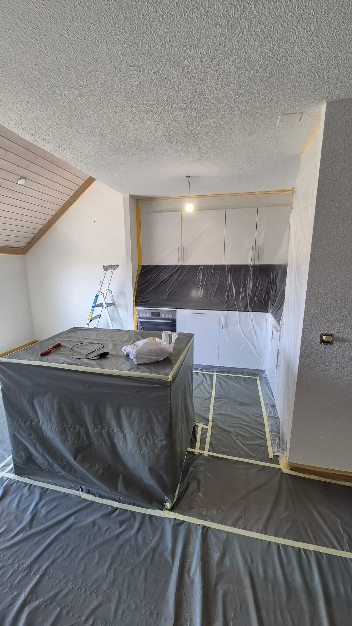 Appartement repeint à Gland avec finitions blanches