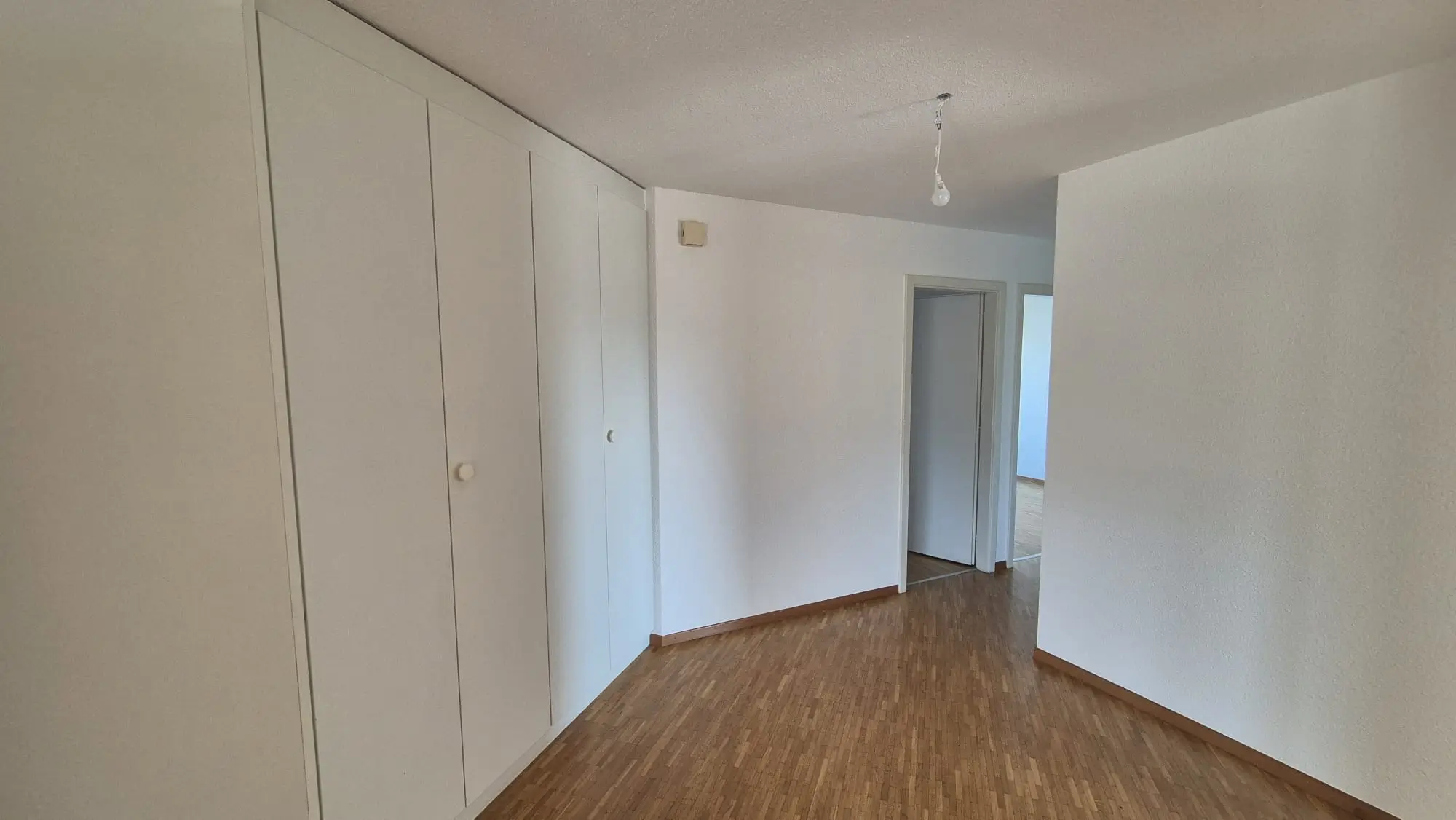 Séjour repeint dans un appartement à Gland